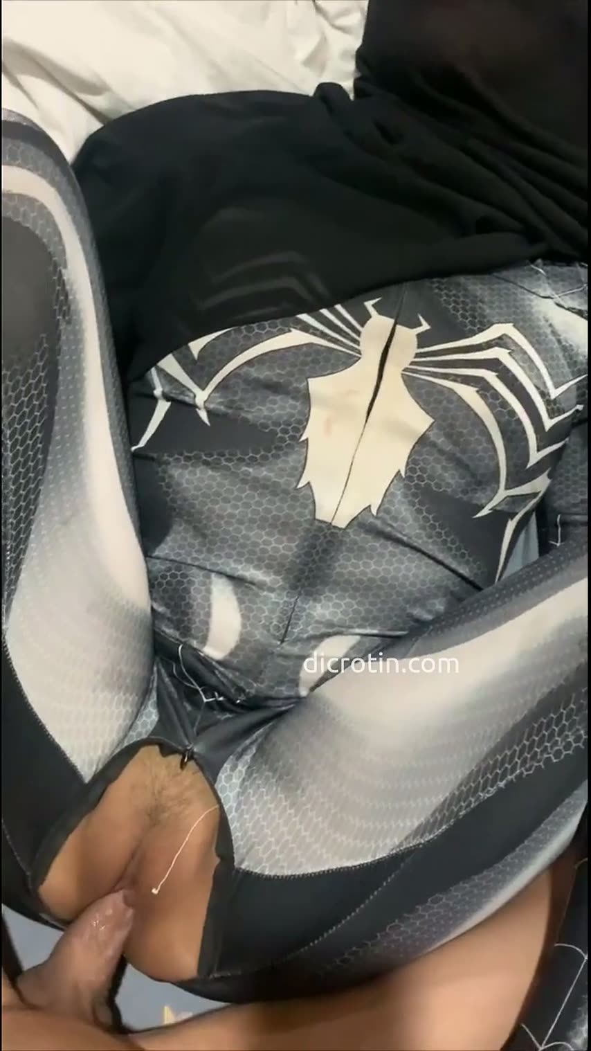 Talent Geyya Jilbab Cosplay Venom Spiderman Ngentot Part 2